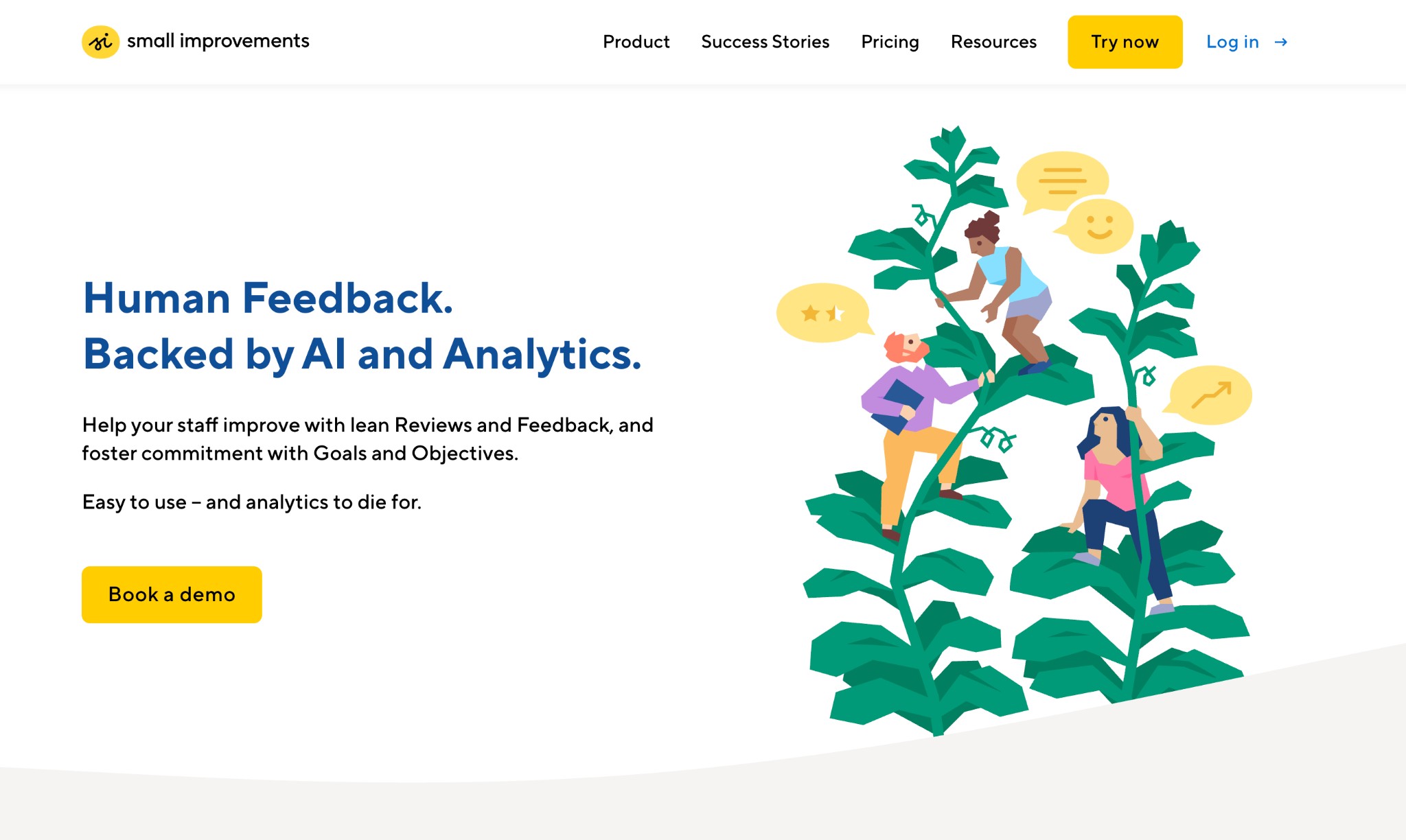 Small Improvements performance management platform for feedback and reviews