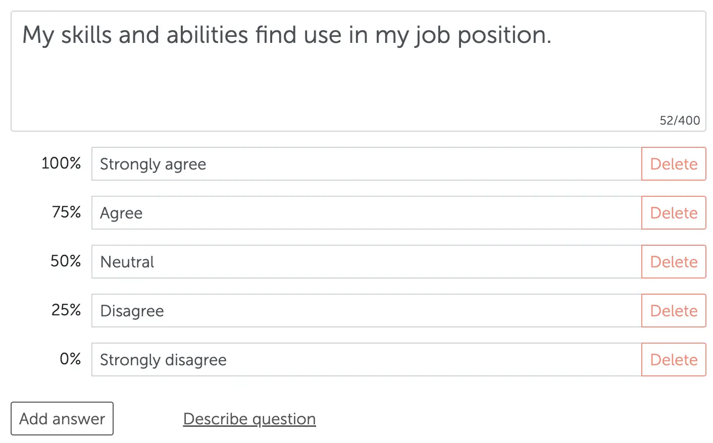 Employee satisfaction survey