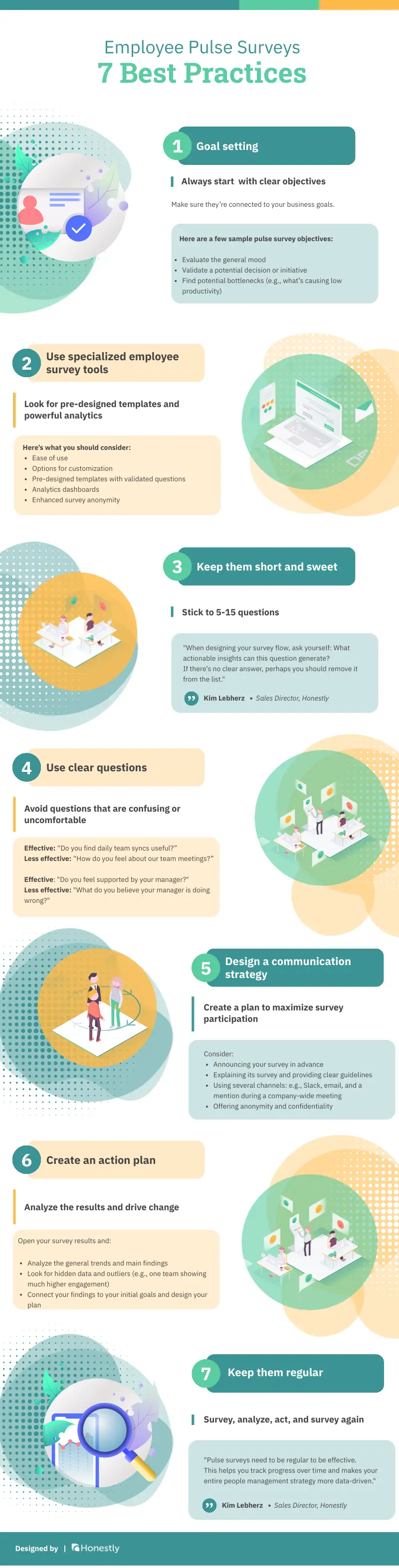 The Ultimate Guide to Employee Pulse Surveys (+10 Questions) | Honestly