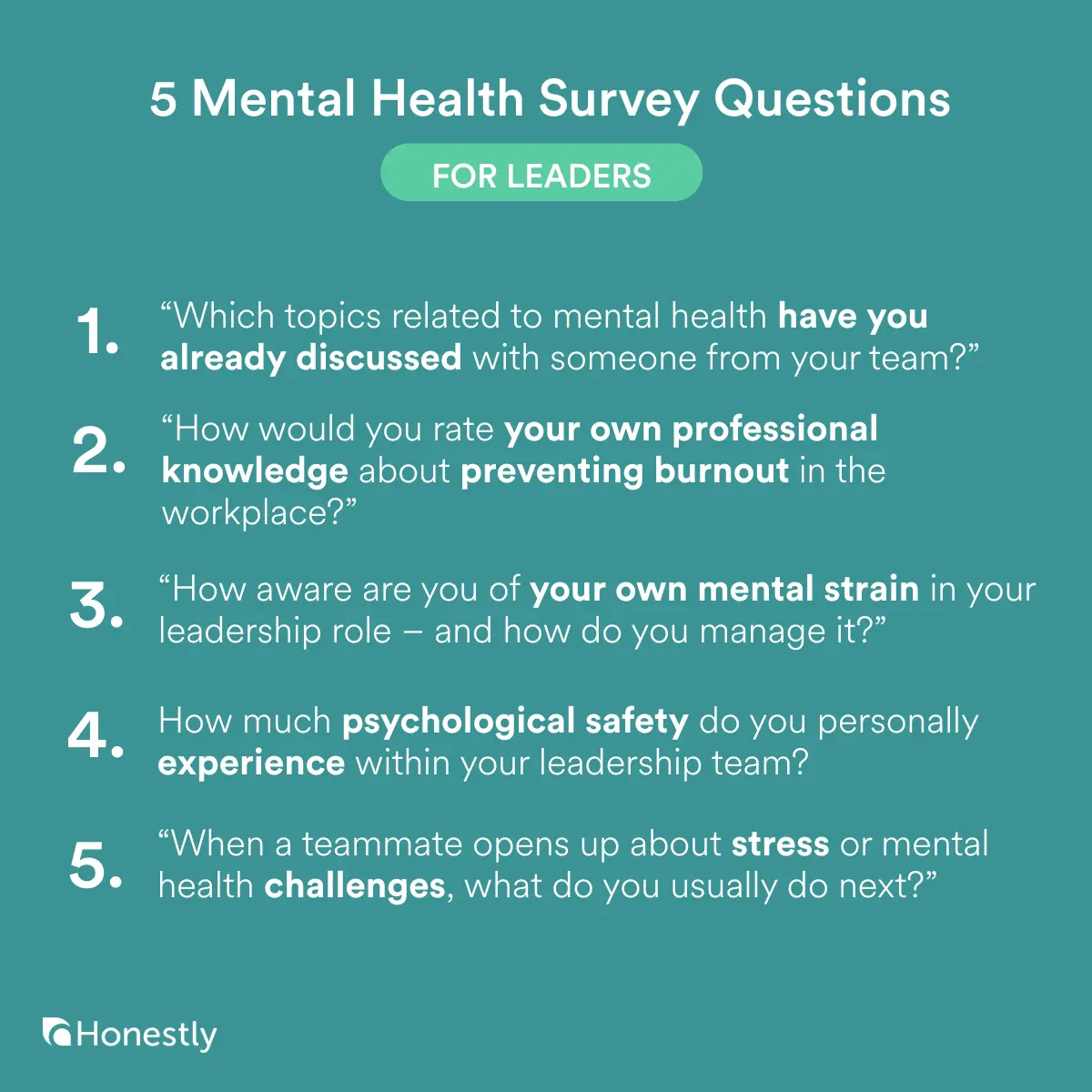 mental health survey questions for leaders mental health survey questions for leaders